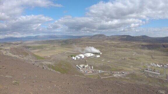 冰岛的Nesjavellir地热设施