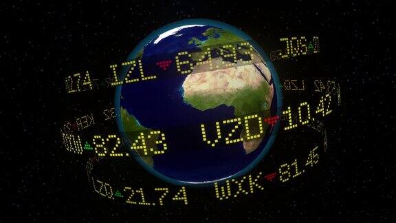 股票市场代码绕地球货币墙stmoney世界股票4k