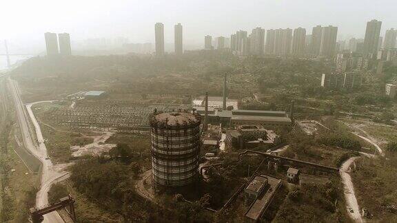 重庆钢铁股份有限公司旧址鸟瞰图