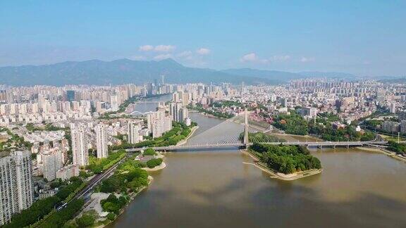 中国福州的城市景观