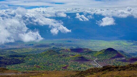 莫纳克亚火山景观:夏威夷大岛