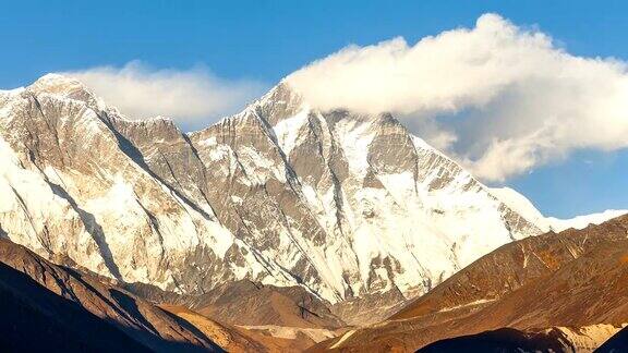 珠穆朗玛峰、喜马拉雅山的时间跨度