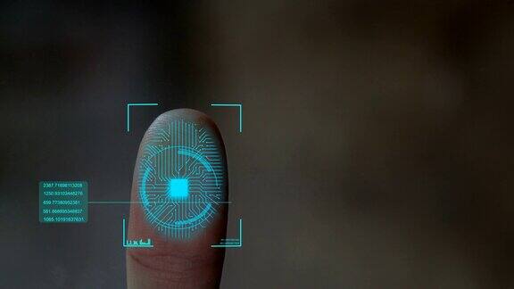 未来的指纹扫描技术具有电路数字安全系统