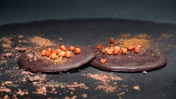 生素食食品有机自制辣巧克力饼干