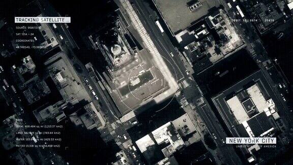 纽约的卫星图像