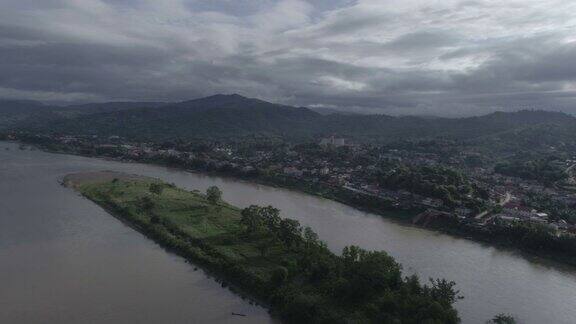 湄公河鸟瞰图