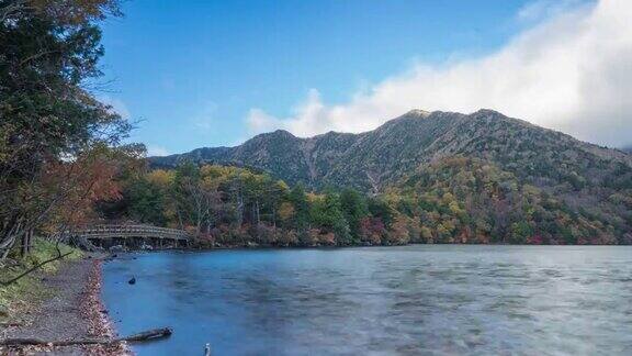 山和Yumoko湖在日光日本