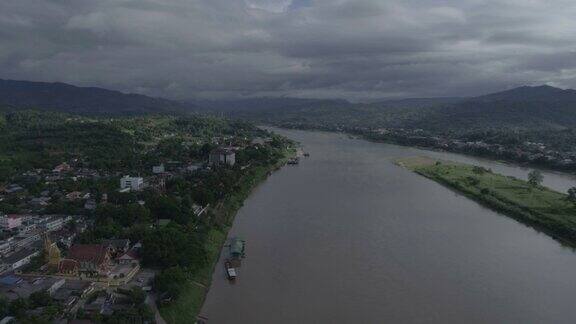 湄公河鸟瞰图