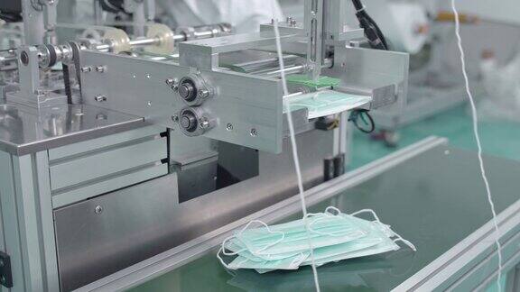 工厂自动化生产防护口罩生产线