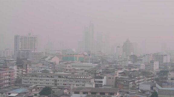 泰国曼谷PM2.5粉尘空气污染