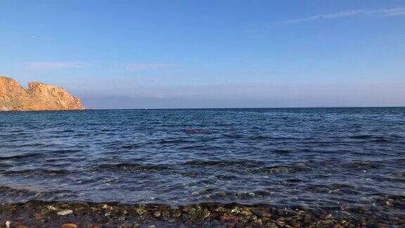 爱琴海的一个平静的海湾