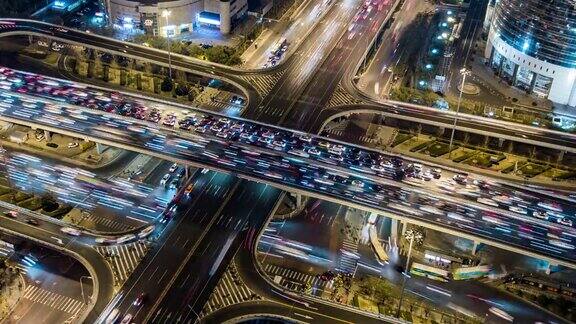 交通拥堵与复杂交通系统鸟瞰图北京中国