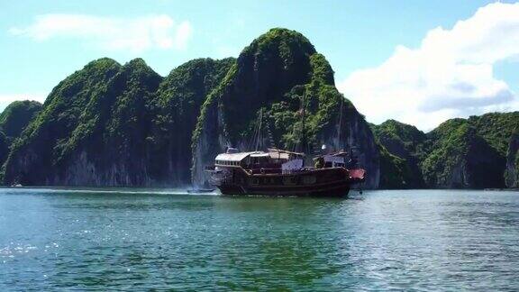越南下龙湾的美丽风景