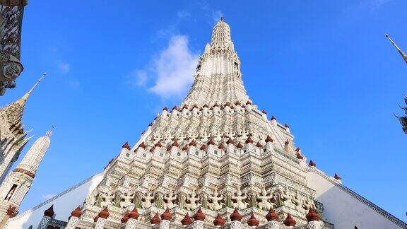 WatArun曼谷的佛教寺庙关闭了泰国