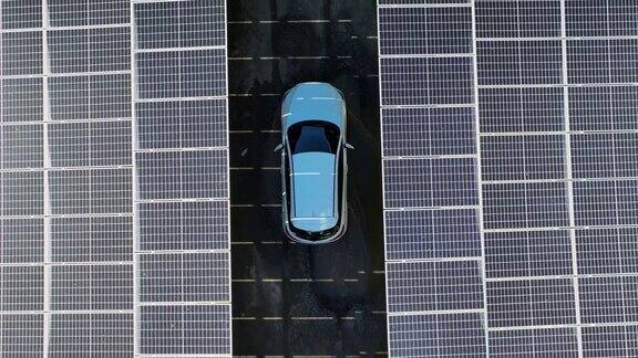 太阳能充电停车场