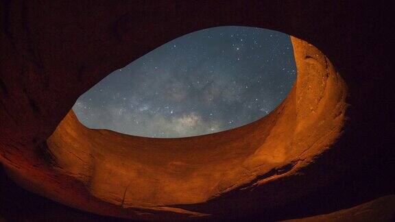山姆潘博克峡谷的银河