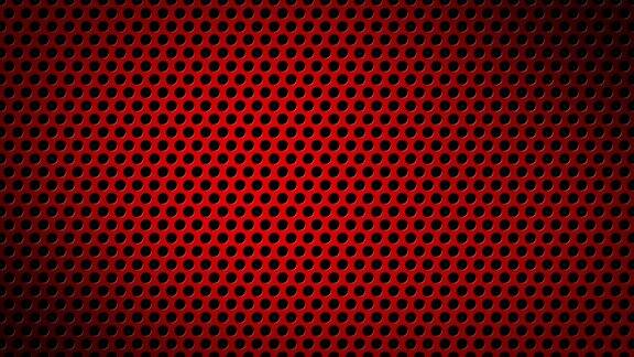 简单的红色梯度金属格栅图案最小几何背景
