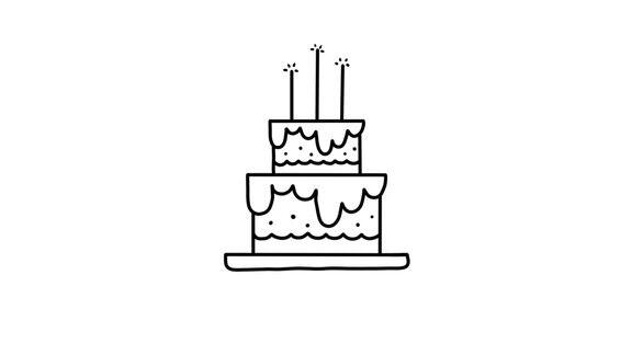 生日蛋糕动图动画