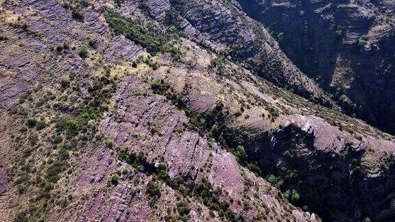 商用图尔公园无人机拍摄的峡谷