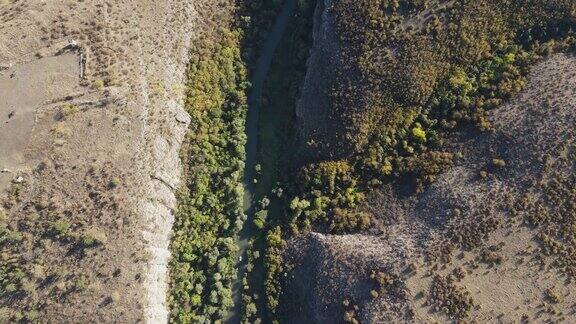 保加利亚伊斯卡尔帕内加地质公园鸟瞰图