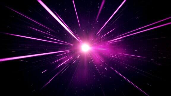 高速光速空间动画(紫色)-循环