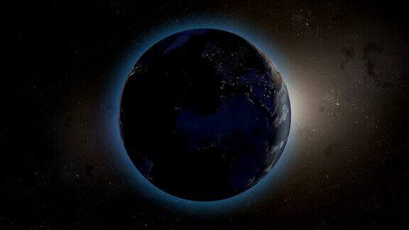 小行星或陨石前往欧洲大陆的行星地球