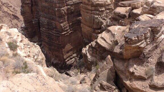 亚利桑那州小科罗拉多峡谷小科罗拉多峡谷有更多的岩层