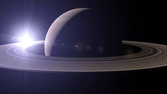 土星轨道上的太空基地