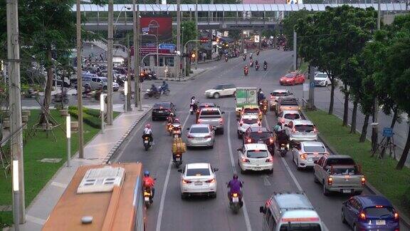 曼谷的交通堵塞