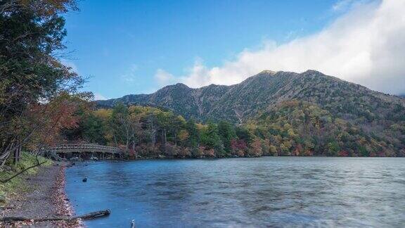 山和Yumoko湖在日光日本