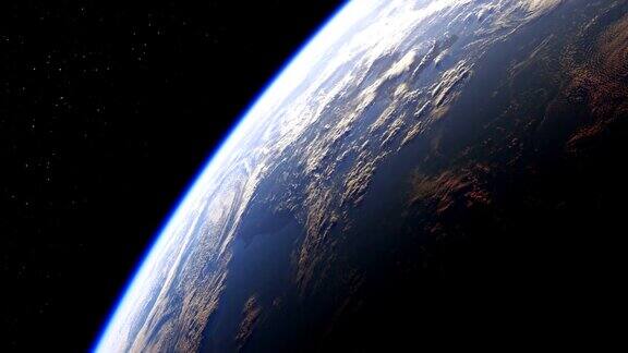 从太空看地球的惊人景象无缝循环超高清4K3840x2160