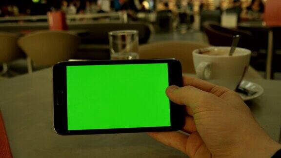 餐厅用的绿屏色度键平板电脑