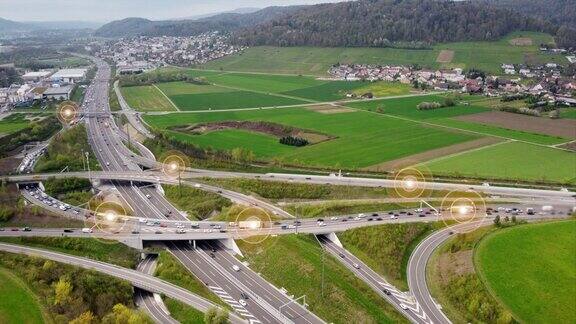 高速公路上的自动驾驶卡车