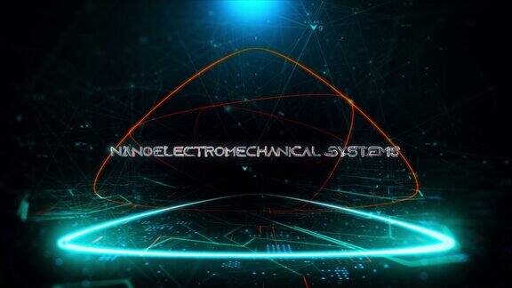 在数字媒体中编写纳米机电系统:纳米机电系统股票mp4视频背景纳米机电系统