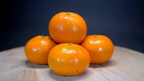 新鲜的橘子水果或橘子