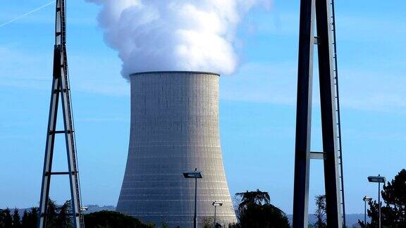 核电站的特写