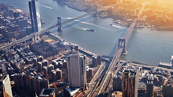 布鲁克林和曼哈顿大桥
