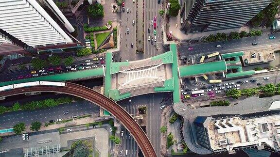 鸟瞰图曼谷市