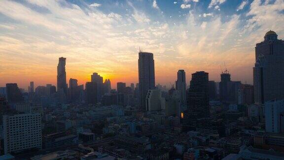 曼谷清晨的日出