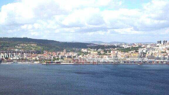 葡萄牙里斯本的大工业海港