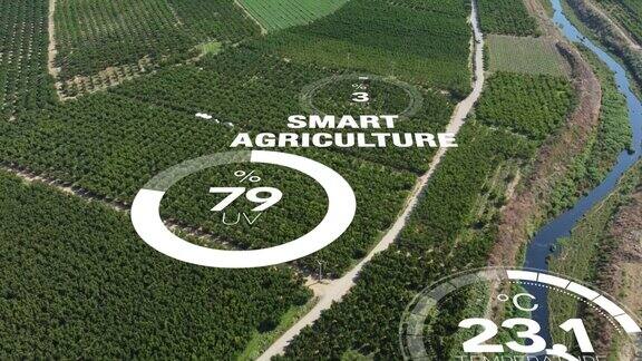 农业智能耕作技术工业4.0概念收获和种植技术和智能农业