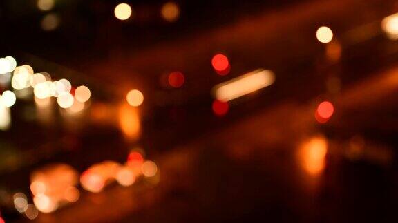 抽象道路交通的模糊灯光