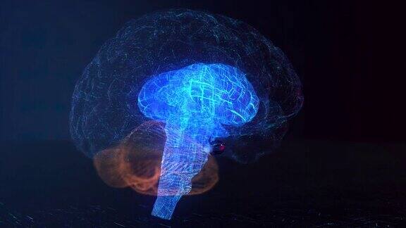 代表概念人工智能的人工神经脑脉冲电路
