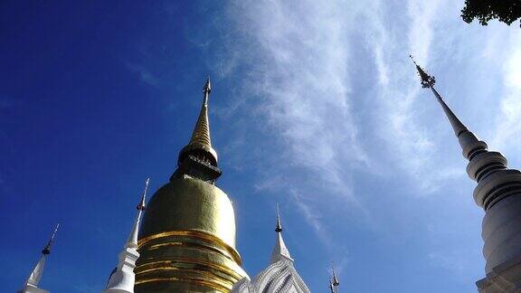 4K宣道佛教寺庙在泰国清迈