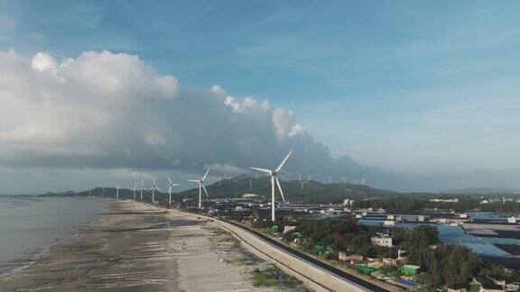 可持续能源风力发电