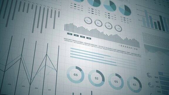 统计数据金融市场数据分析和报告数字和图表