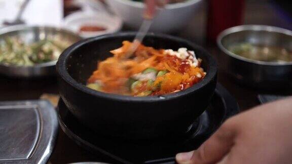 韩食韩式饭石锅拌饭