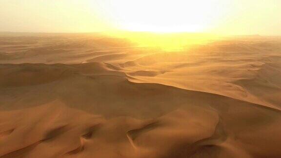 纳米比亚沙漠的黎明