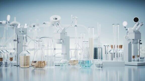 实验室设备实验室中的疫苗生产