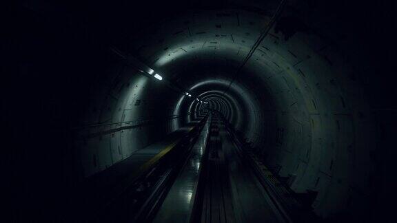 度假时瑞士的隧道景观